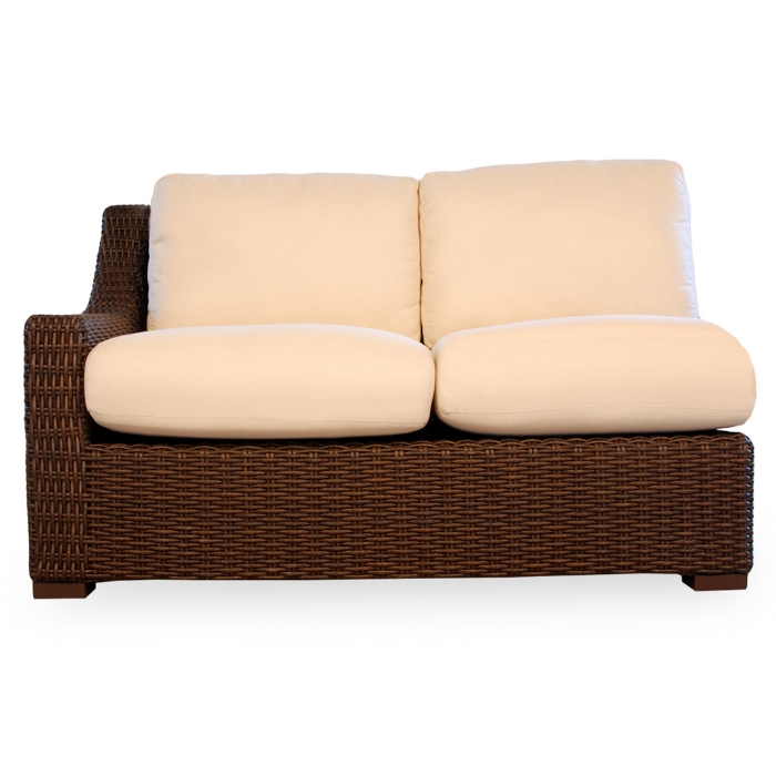 Mesa Large L-Shaped Wicker Sectional Set with Teak Tables - LF-MESA-SET4