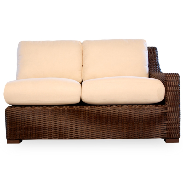 Mesa Large L-Shaped Wicker Sectional Set with Teak Tables - LF-MESA-SET4