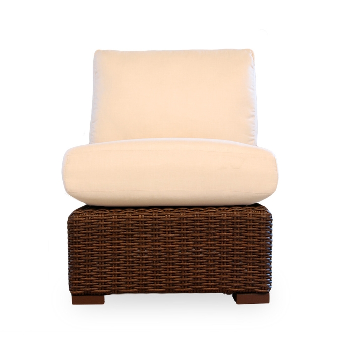 Mesa Large L-Shaped Wicker Sectional Set with Teak Tables - LF-MESA-SET4