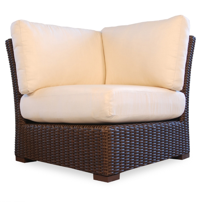Mesa Large L-Shaped Wicker Sectional Set with Teak Tables - LF-MESA-SET4