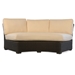 Mesa Curved Wicker Sectional Set with Fire Pit Table - LF-MESA-SET7