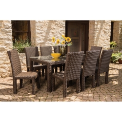 Lloyd Flanders Mesa 9 Piece Patio Dining Set - LF-MESA-SET1