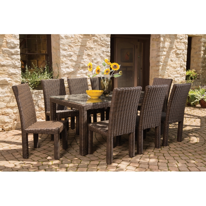 Lloyd Flanders Mesa 9 Piece Patio Dining Set - LF-MESA-SET1