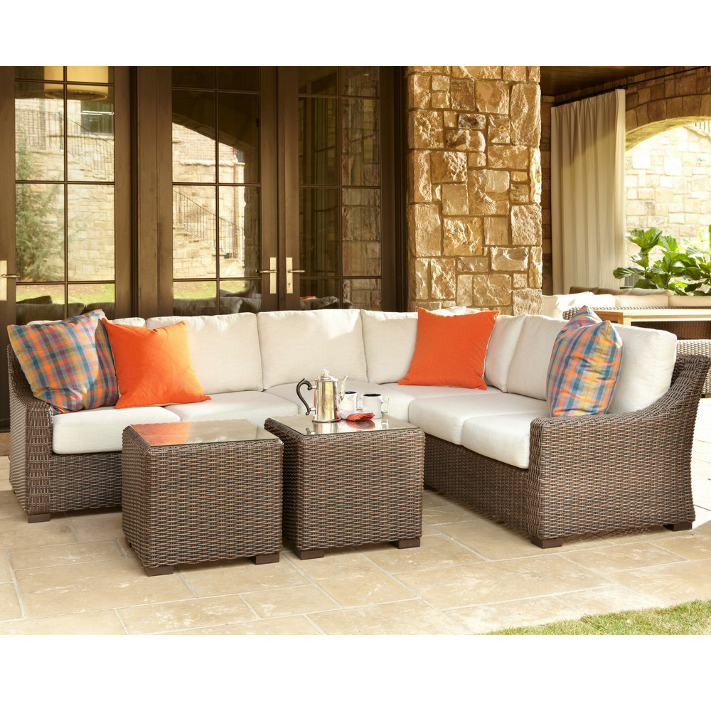 Lloyd Flanders Mesa Wicker L-Sectional - LF-MESA-SET14