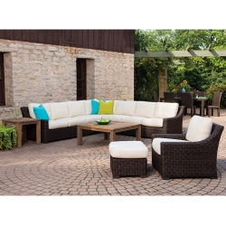 Lloyd Flanders Mesa Large L-Shaped Sectional Set - LF-MESA-SET4