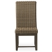 weather proof wicker dining chair