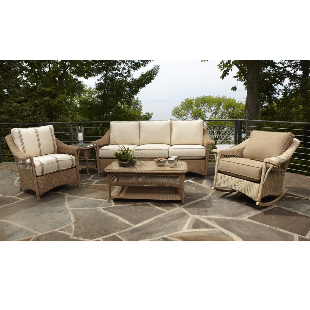 Lloyd Flanders Nantucket Patio 6 Piece Patio Set