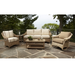 Lloyd Flanders Nantucket Patio 6 Piece Patio Set