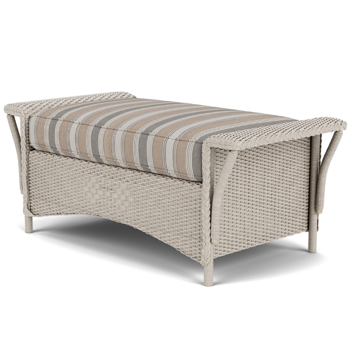 Nantucket Large Wicker Ottoman - 51027