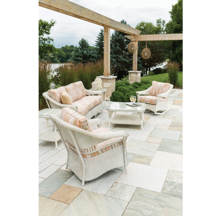 Nantucket Loom Wicker Sofa Patio Set - LF-NANTUCKET-SET8