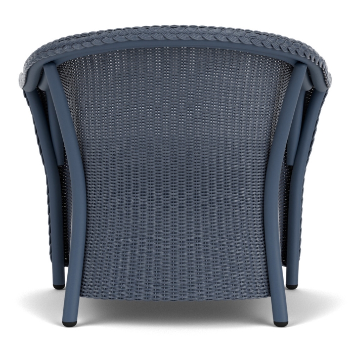 Lloyd Flanders Reflections Wicker Lounge Chair with Padded Seat Back View