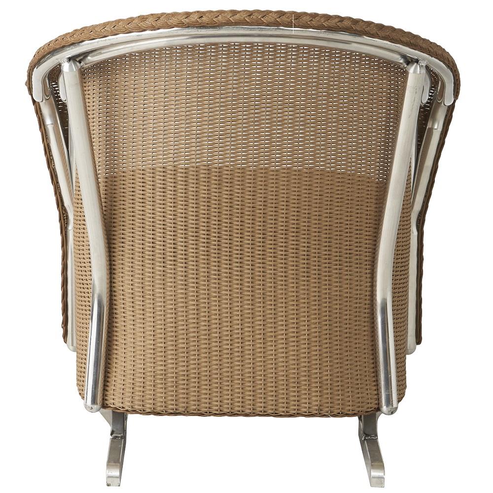 Lloyd Flanders Reflections Spring Rocker with Padded Seat back view