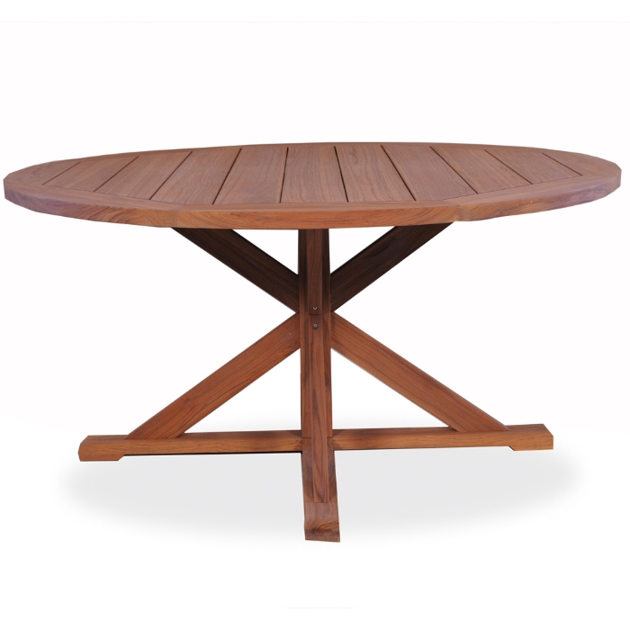teak outdoor dining table
