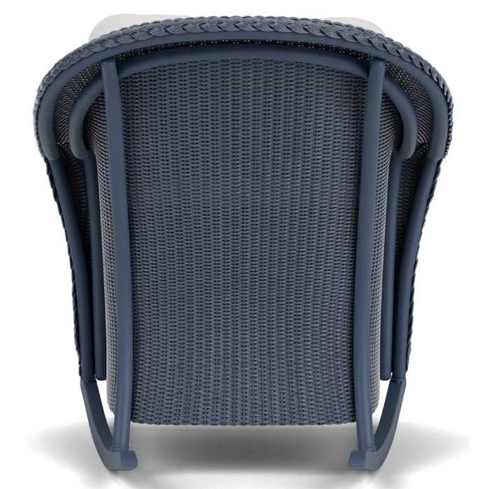Lloyd Flanders Reflections Wicker Lounge Rocker Back View
