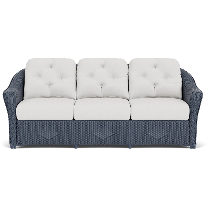 Lloyd Flanders Reflections Wicker Sofa Front View