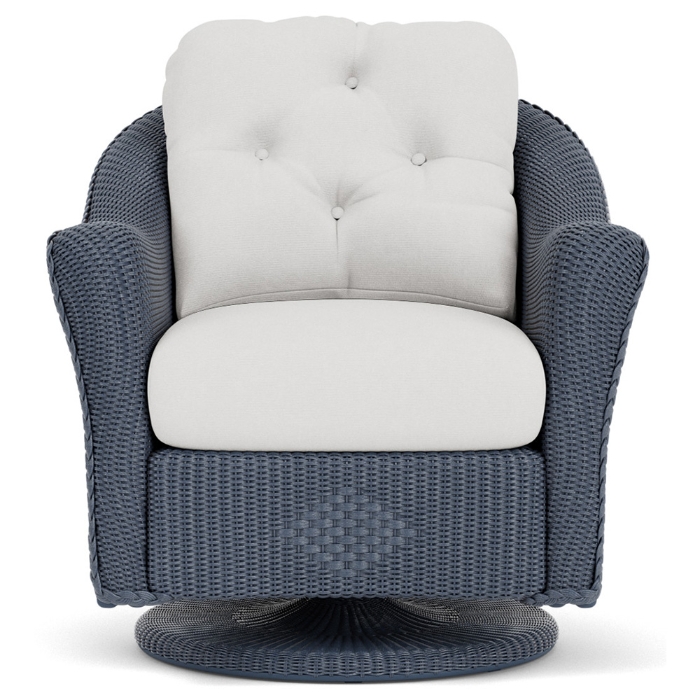Lloyd Flanders Reflections Wicker Swivel Rocker Front View