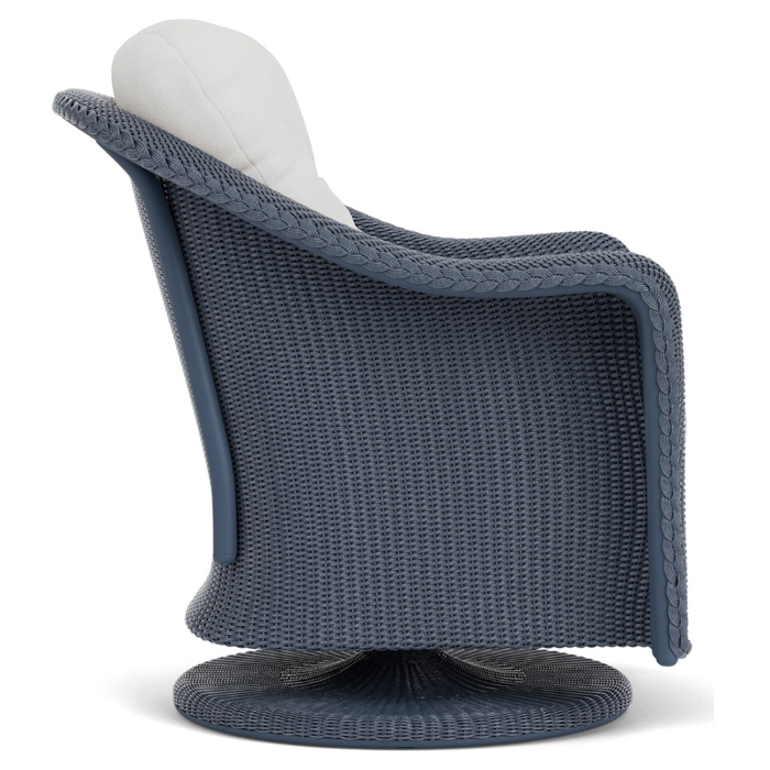 Lloyd Flanders Reflections Wicker Swivel Rocker Side View