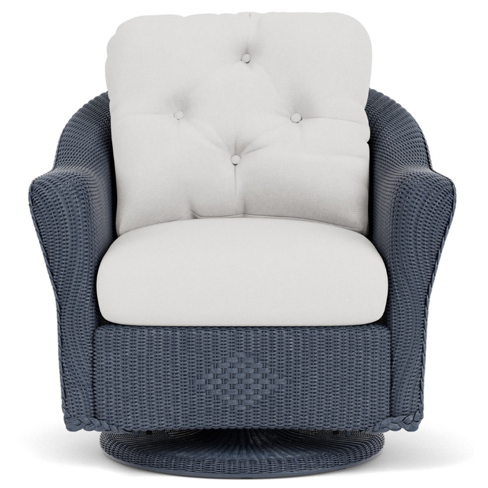 Lloyd Flanders Reflections Wicker Swivel Glider Front View