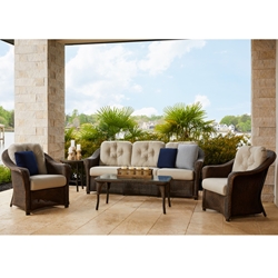 Lloyd Flanders Reflections Sofa and Lounge Chair Wicker Outdoor Set - LF-REFLECTIONS-SET26