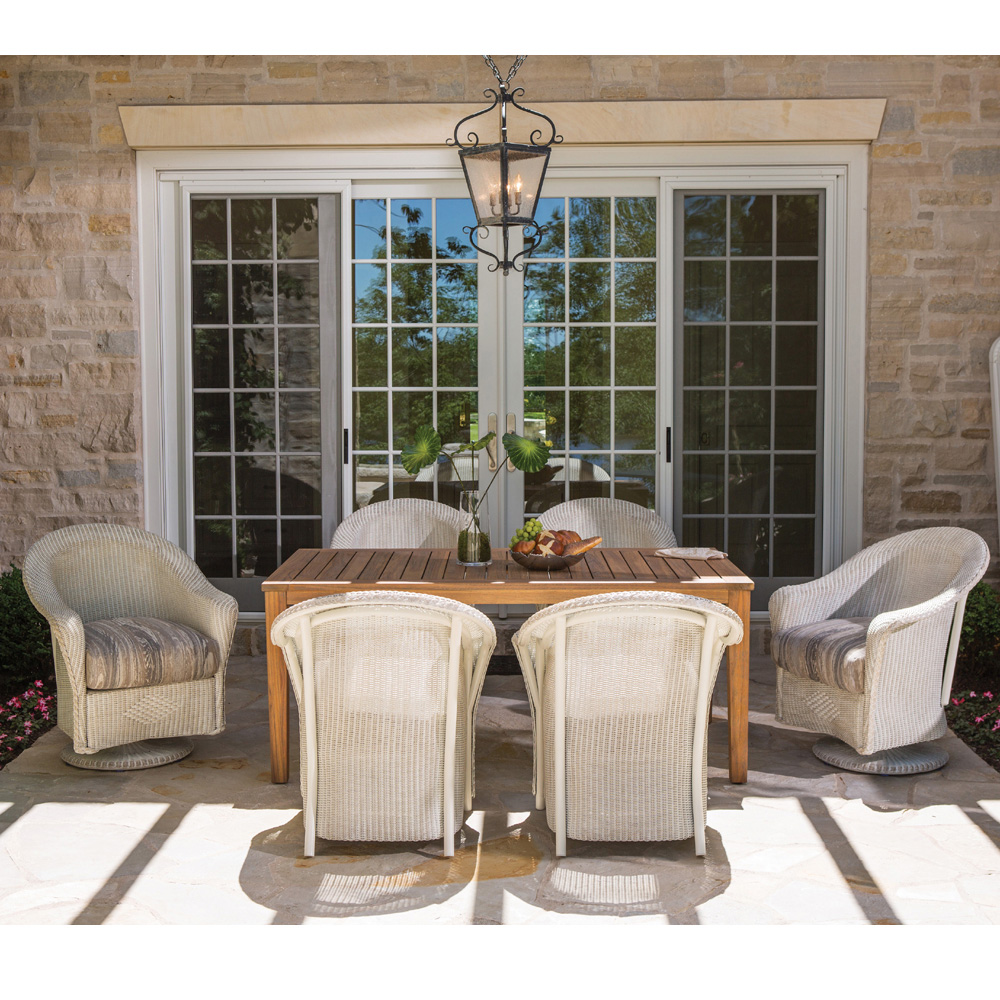 Lloyd Flanders Reflections 7 Piece Patio Dining Set - LF-REFLECTIONS-SET11