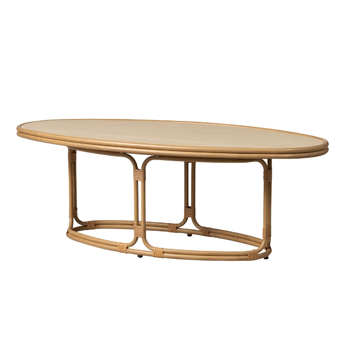 Lloyd Flanders Riviera 50" Oval Cocktail Table - 278044