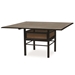 Lloyd Flanders Southport 56" Square Dining Table with Set In Glass Top - 62554