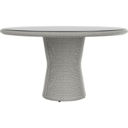 Lloyd Flanders Loom 54” Round Pedestal Dining Table