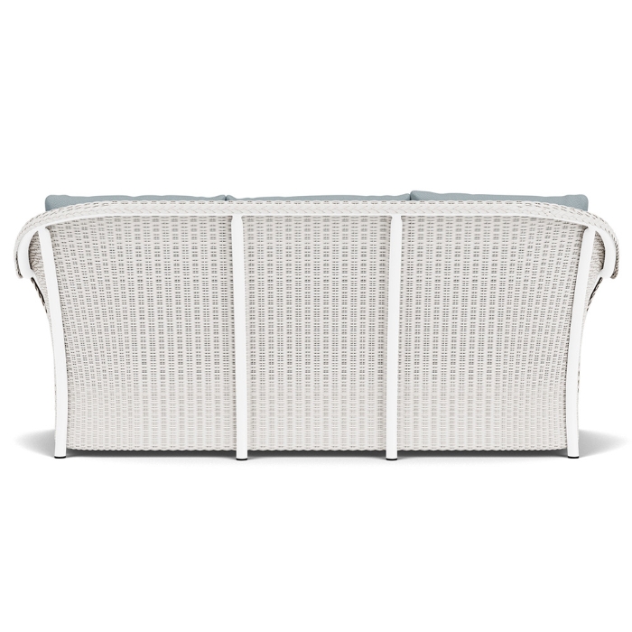 Weekend Retreat Wicker Sofa Back View