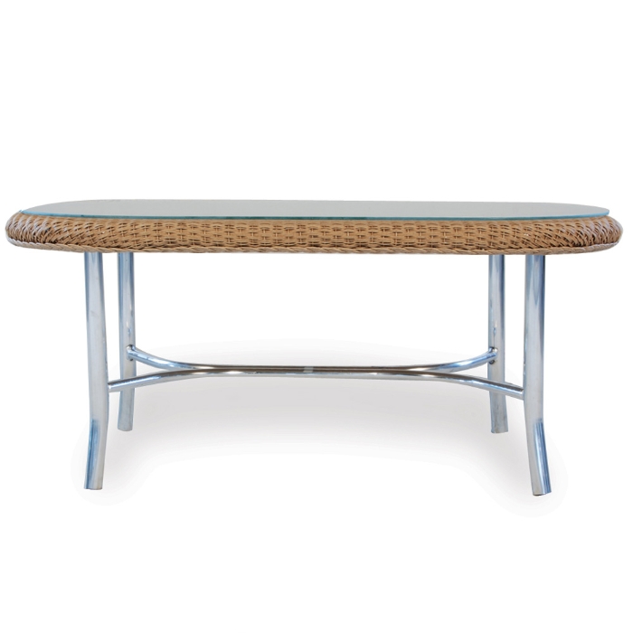 Lloyd Flanders Weekend Retreat Oval Cocktail Table - 86147