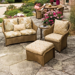 Lloyd Flanders Weekend Retreat 4 Piece Patio Set - LF-WEEKENDRETREAT-SET4