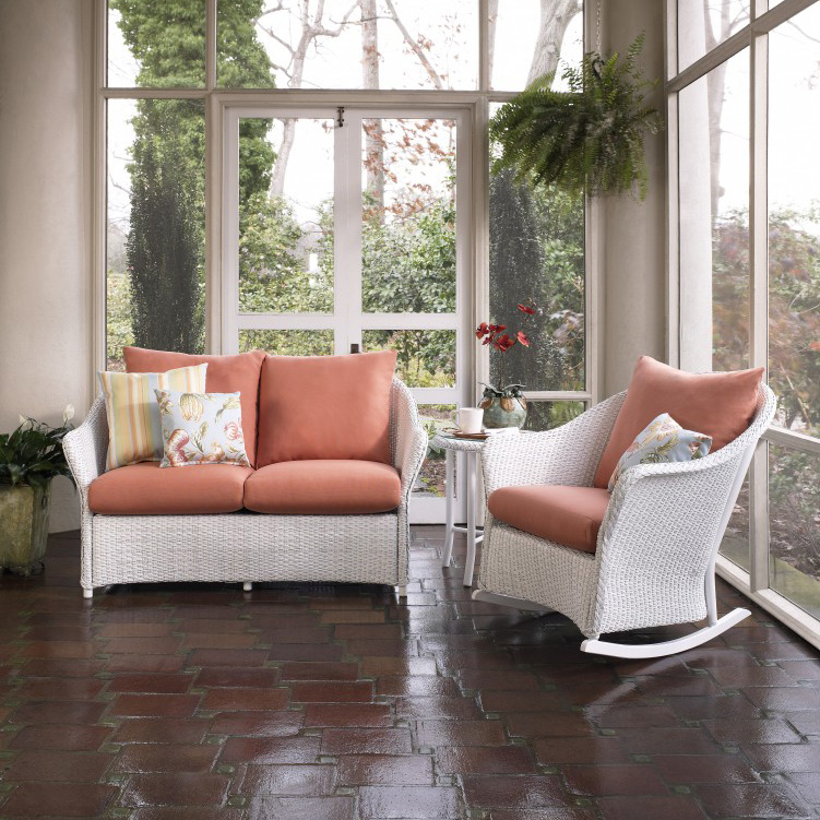 Weekend Retreat Wicker Lounge Rocker - 72033