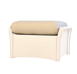 Lloyd Flanders Weekend Retreat Full Wicker Ottoman Cushion - 72927