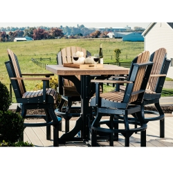 LuxCraft Adirondack Poly Bar Set for 4 - LC-ADIRONDACK-SET2