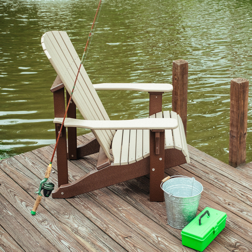 Deluxe Adirondack Chair chestnut brown