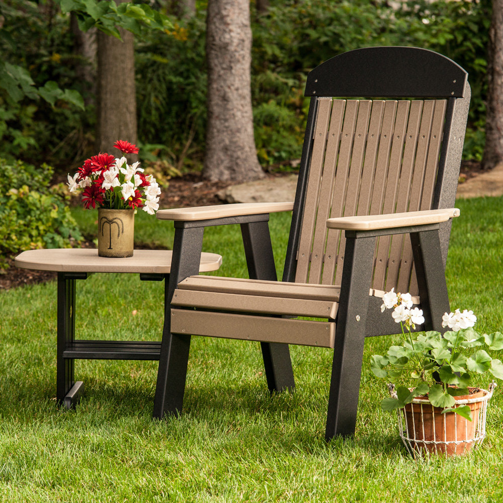 one seat poly bench