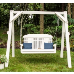 LuxCraft Classic Loveseat Swing and Stand - LC-CLASSIC-SET24