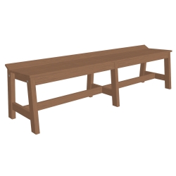 LuxCraft Cafe Dining Bench - 72" - CDB72
