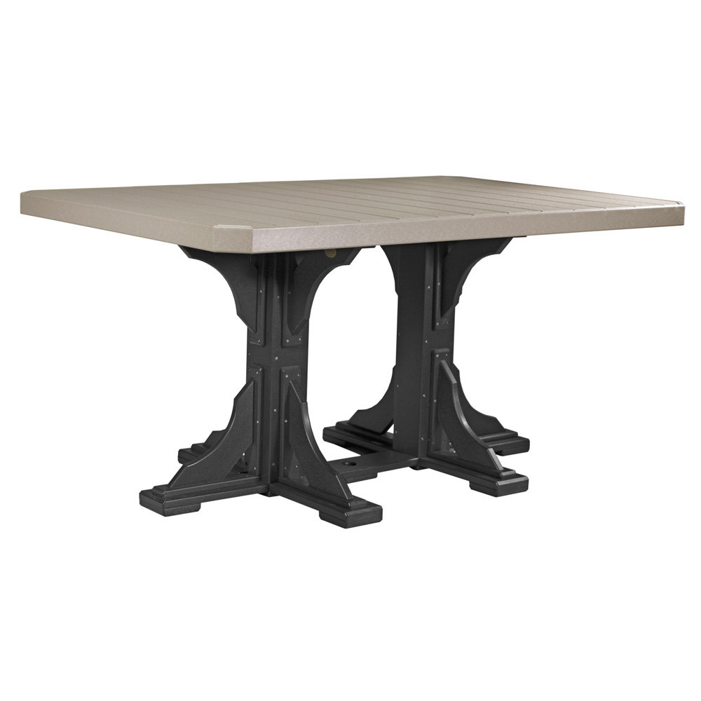 LuxCraft 4 x 6' Rectangular Counter Height Table - P46RTC