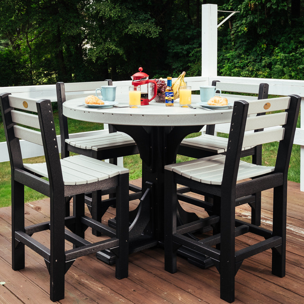 American made faux wood dining table