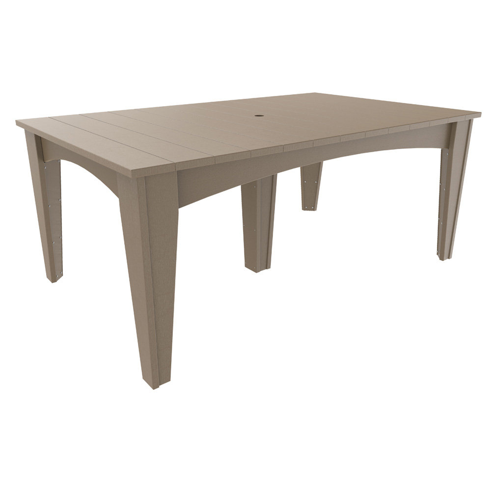 LuxCraft Island Poly Patio Dining Set - Thumbnail 4