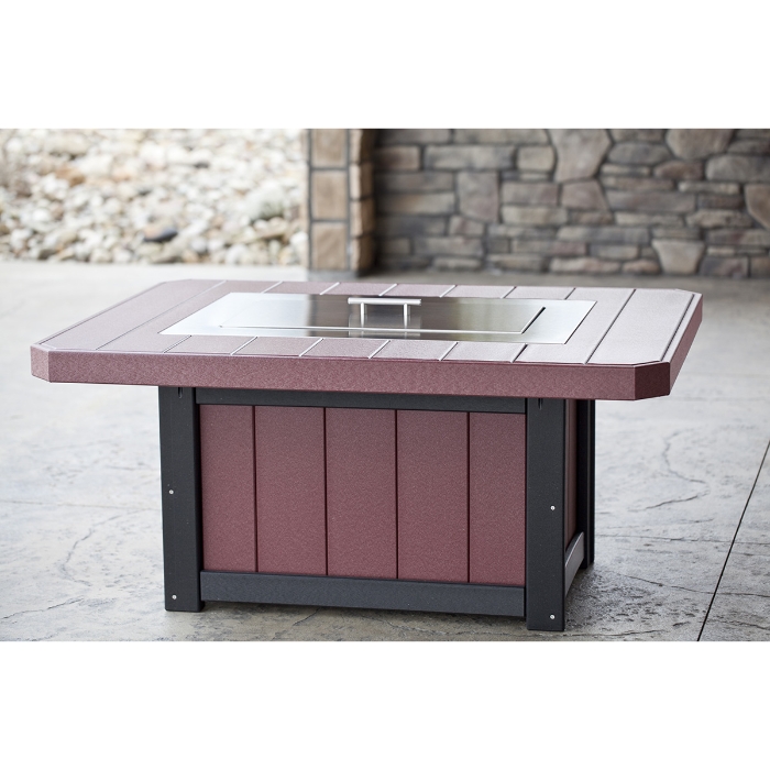 Luxcraft 62" x 50" fire table with Burner cover