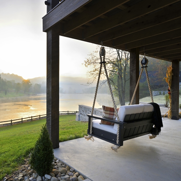 Lanai Deep Seating Loveseat Swing back