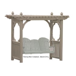 LuxCraft Classic Vinyl Swing Stand - Clay - CVSSC