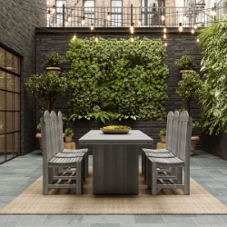 LuxCraft Urban Dining Set for 6 - LC-URBAN-SET1