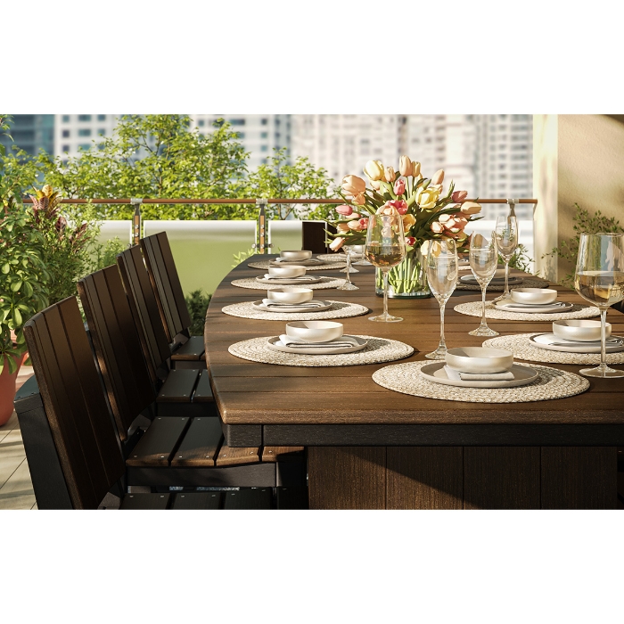 Urban Oval Bar Table - 96" x 48" set