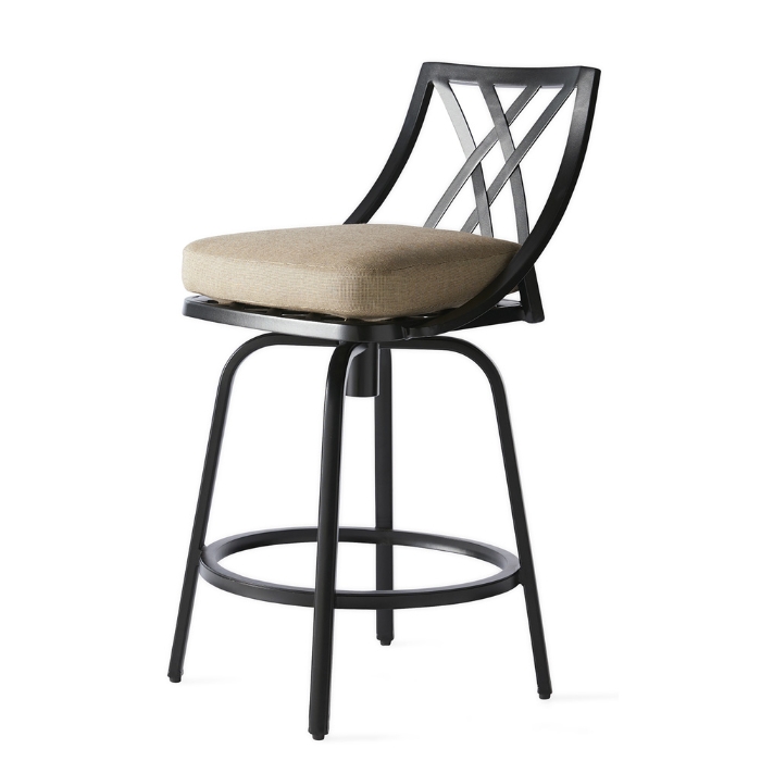 Motion base aluminum bar stool