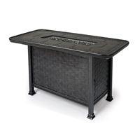 Mallin Cambria 58" x 35" Rectangular Counter Height Fire Table - 2000 Cast Top - MF265-2260F