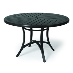 Mallin Fulton 48" Round Umbrella Dining Table - 4-048U
