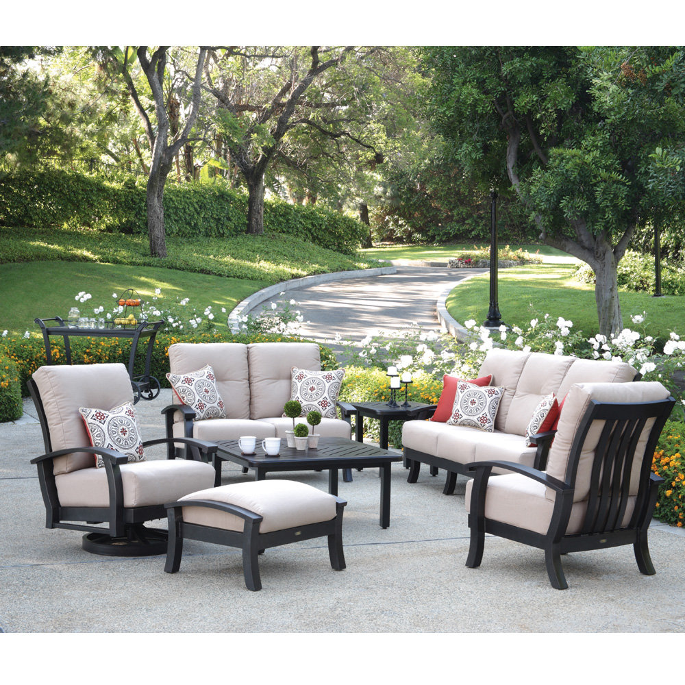 Mallin Georgetown Cushion Patio Furniture Set - ML-GEORGETOWN-SET1
