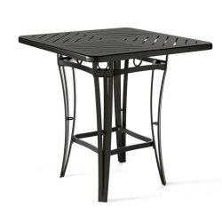 Mallin Salinas Slat 42" Square Bar Height Table - BB7742-F142